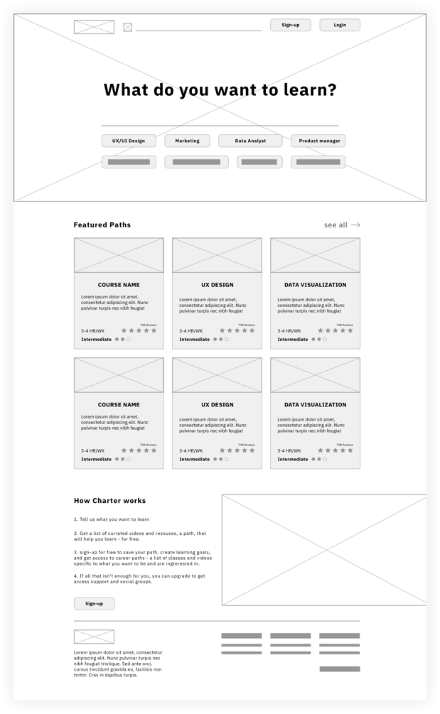 final screens for desktop