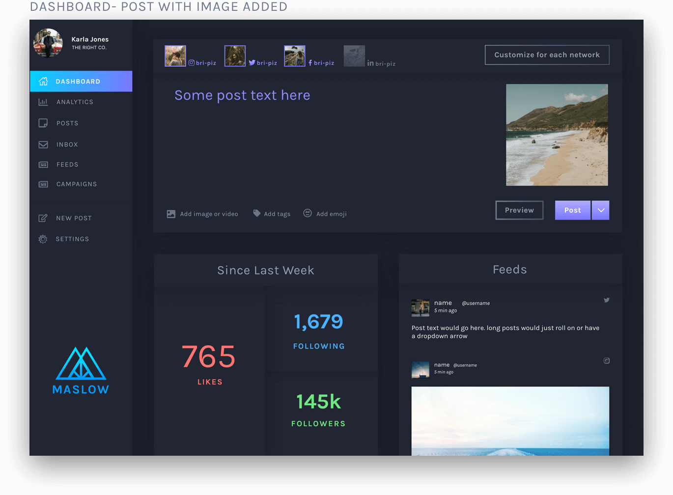 final screens for desktop