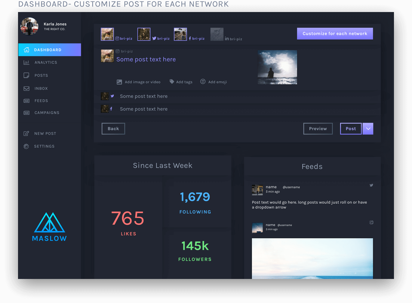 final screens for desktop