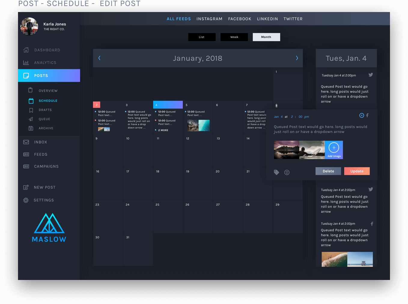 final screens for desktop