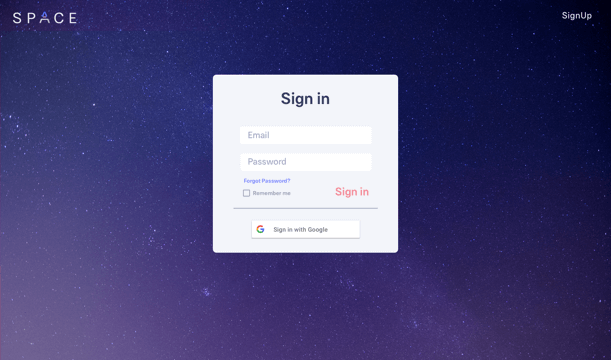 galaxy signin page