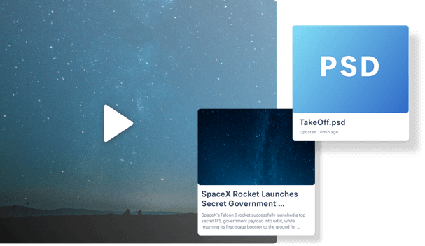 product screens for saving