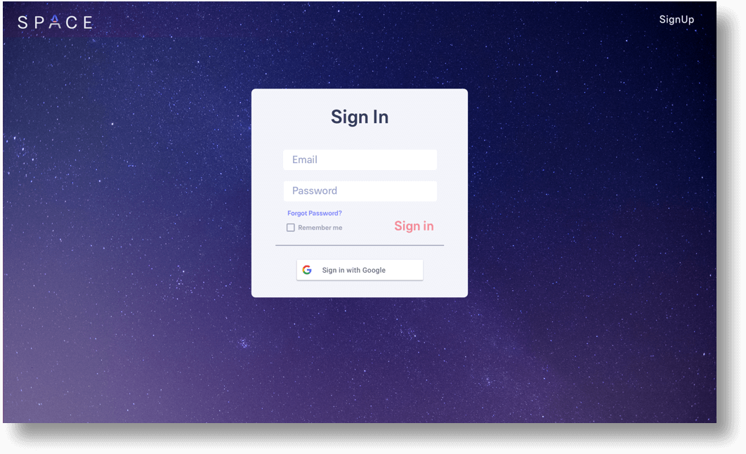 final screens for desktop