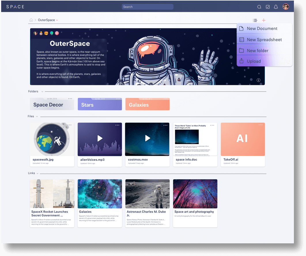 final screens for desktop