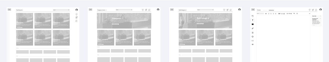 low fidelity wireframes